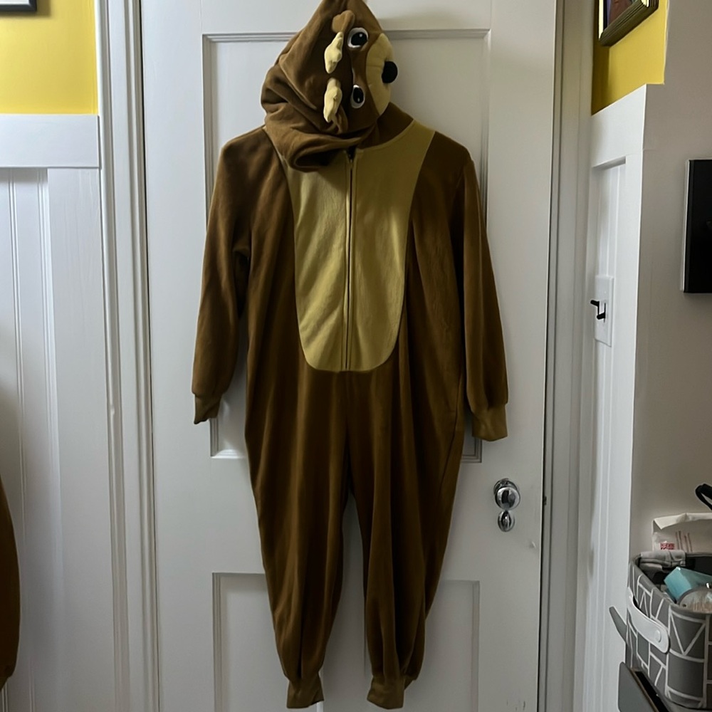 Reindeer zip up jumpsuit